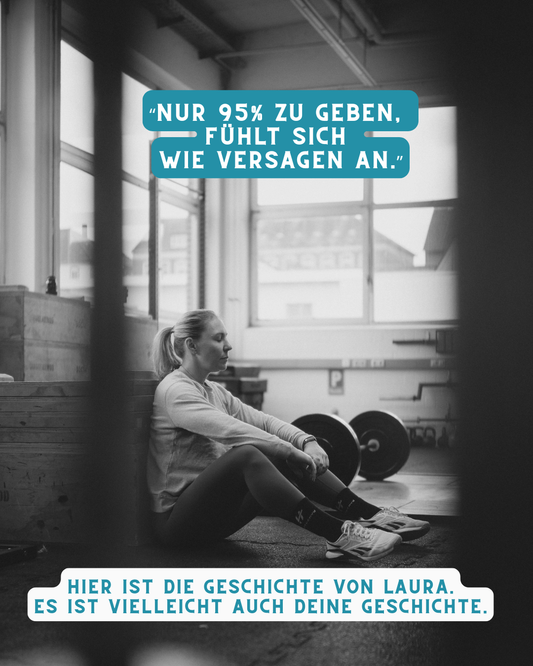 “Nur 95% zu geben,  fühlt sich  wie Versagen an.”