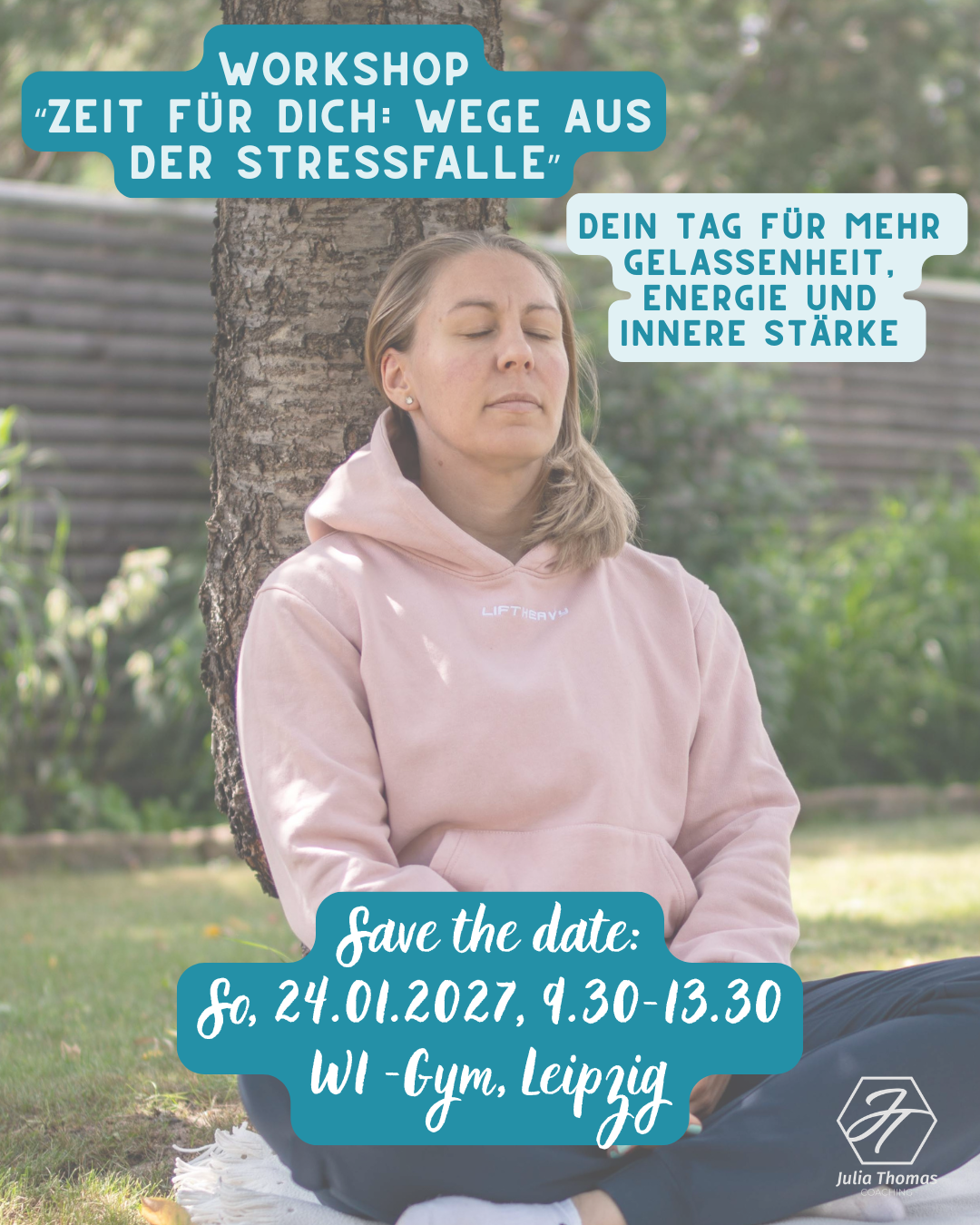 Workshop "Zeit für Dich: Wege aus der Stressfalle"; 24.01.2027, W1-Gym, Leipzig